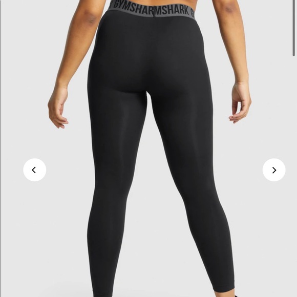 NWT Gymshark Fit Seamless Black Leggings Womens - Picture 2 of 10